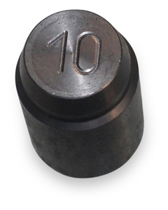 Ventilstift schwarz f/Gefälle-Druckregler mit 10cm Reduktion